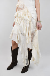 Gonna asimmetrica balze