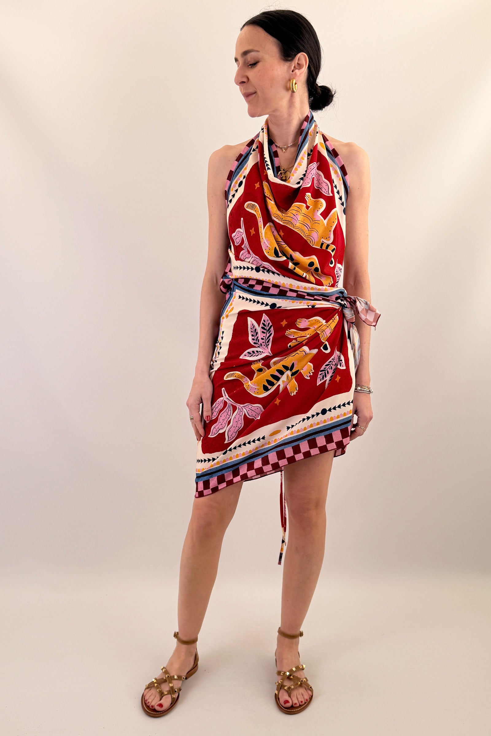 Gonna pareo foulard