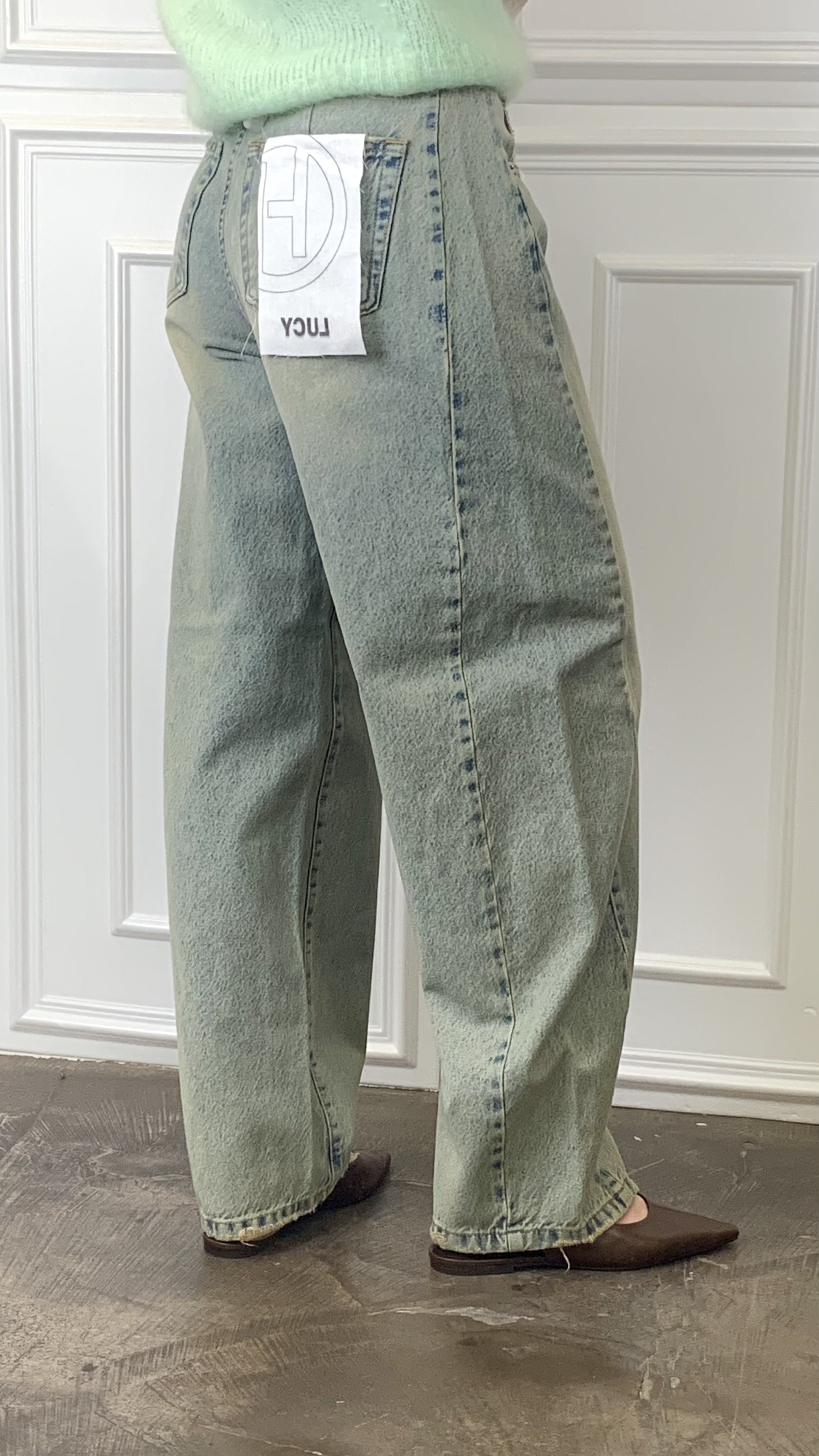 Jeans LUCY sfrangiato