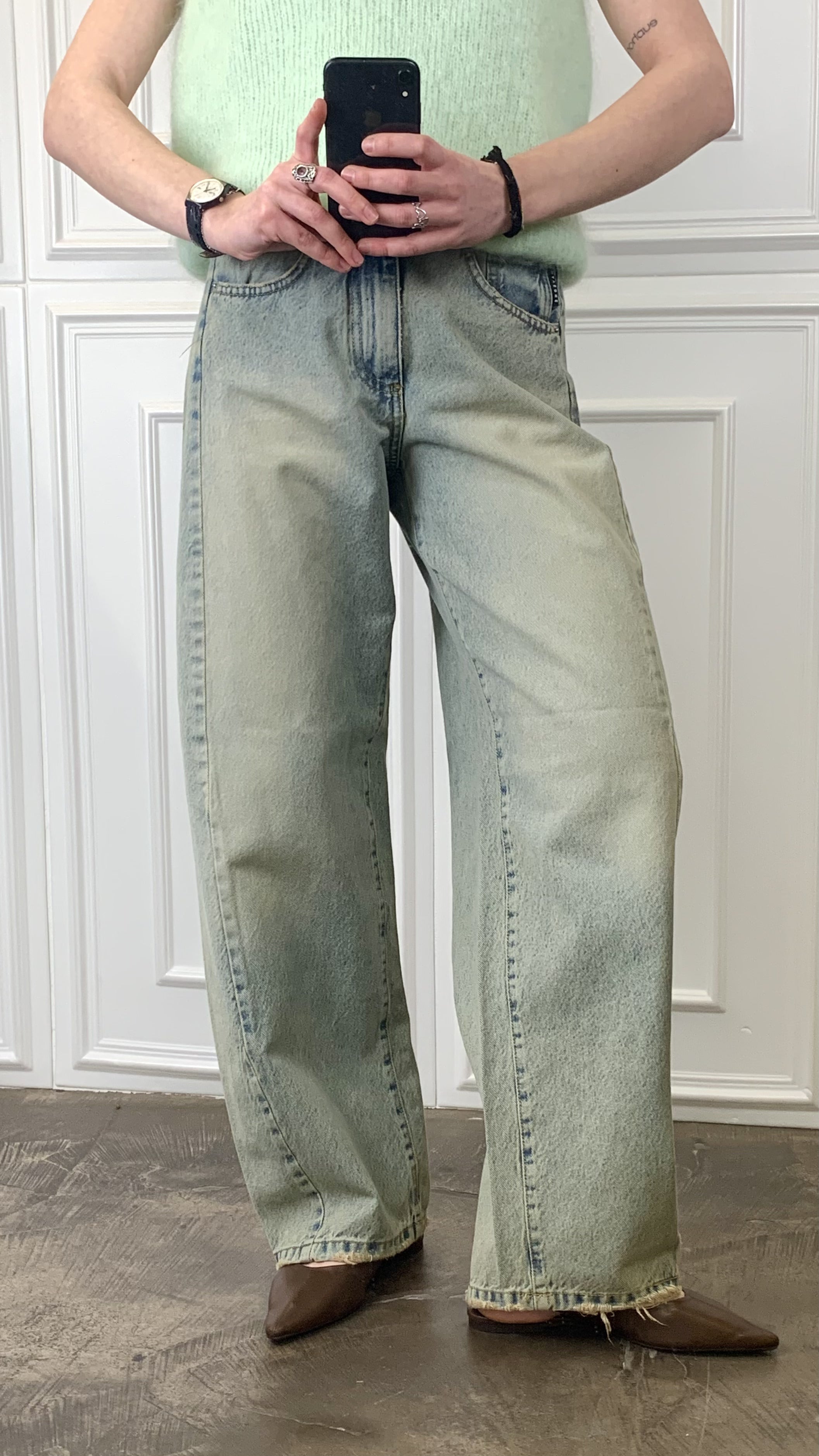 Jeans LUCY sfrangiato