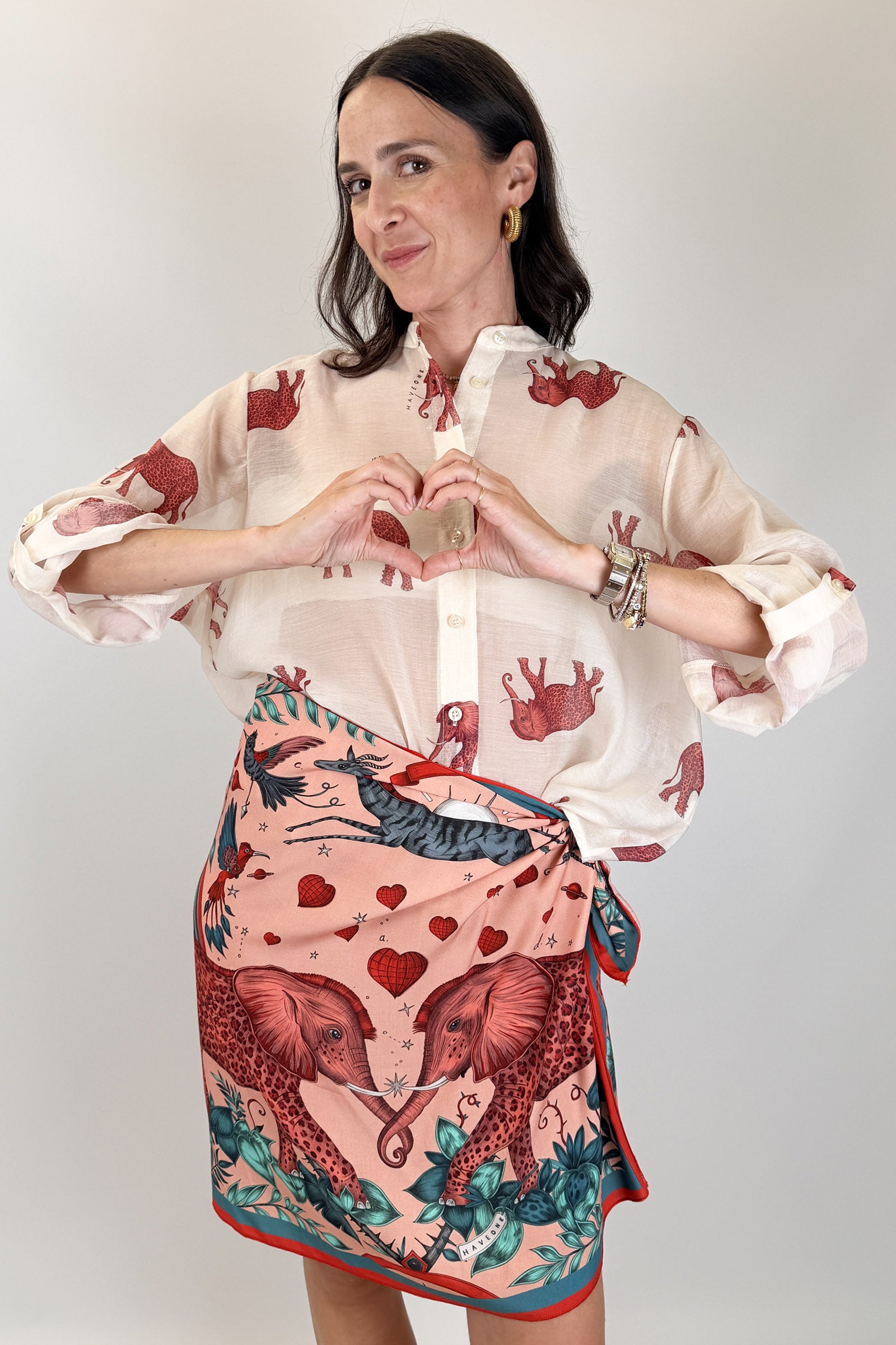 Camicia coreana ELEFANTI