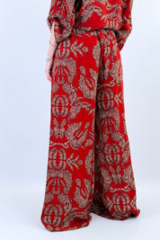 Pantalone ampio fantasia