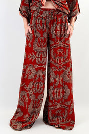 Pantalone ampio fantasia
