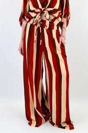Pantalone fantasia righe