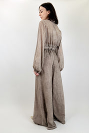 Pantalone mussola con coulisse