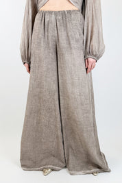 Pantalone mussola con coulisse