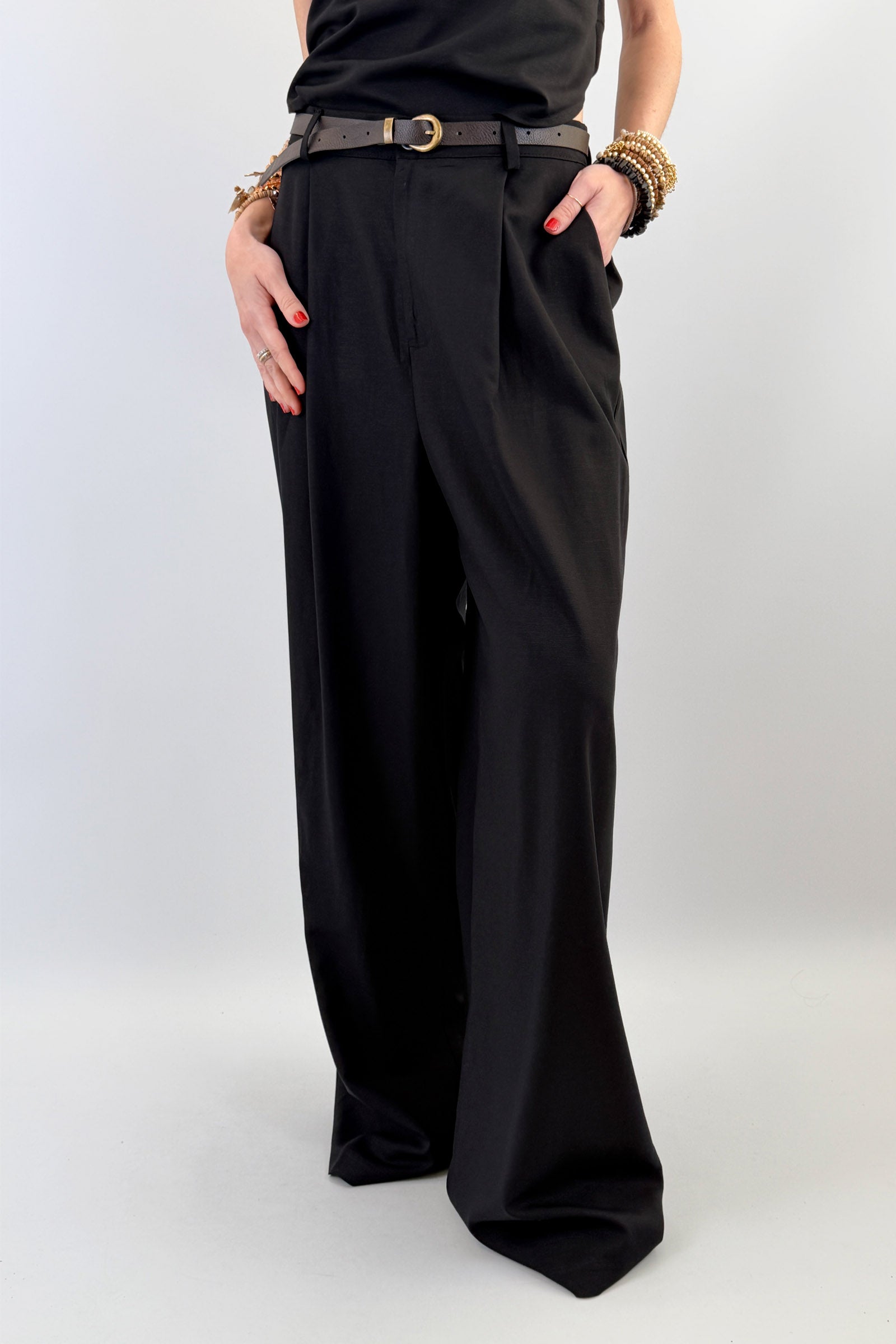 Pantalone con pinces