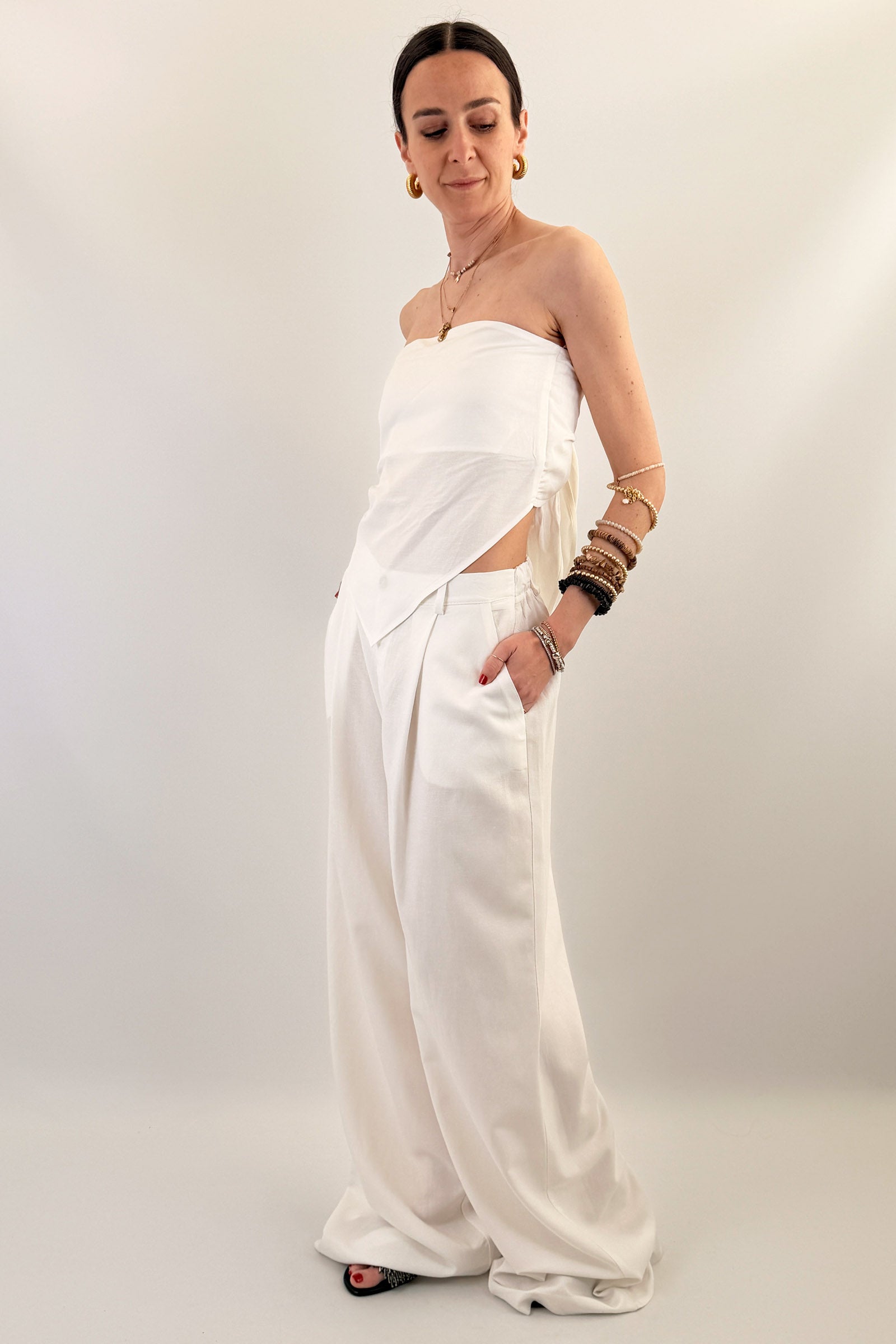 Pantalone con pinces