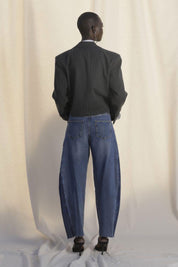 Jeans NEMESI balloon contrasti