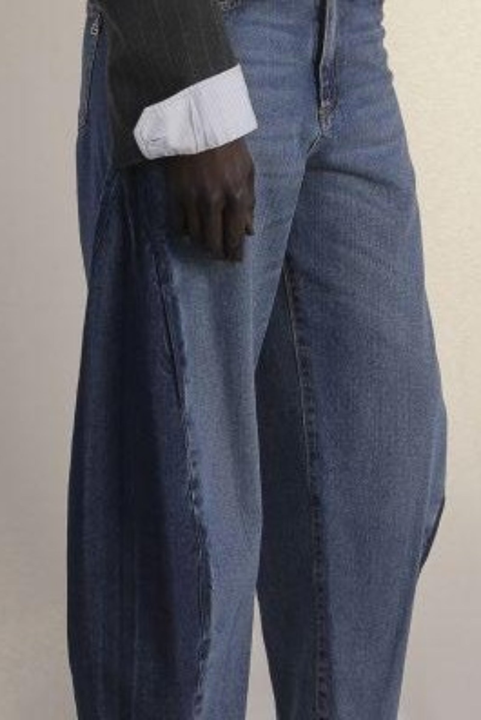 Jeans NEMESI balloon contrasti
