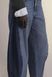 Jeans NEMESI balloon contrasti