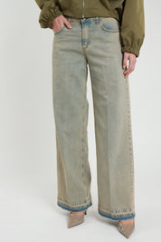 Jeans ELISA orlo sfrangiato