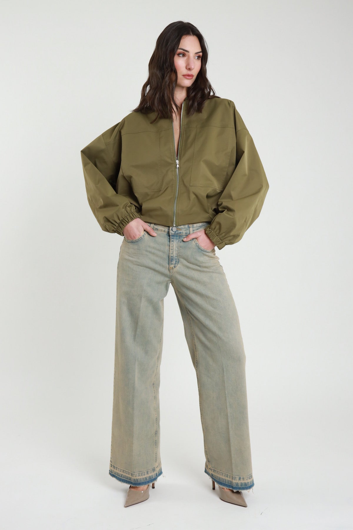 Jeans ELISA orlo sfrangiato