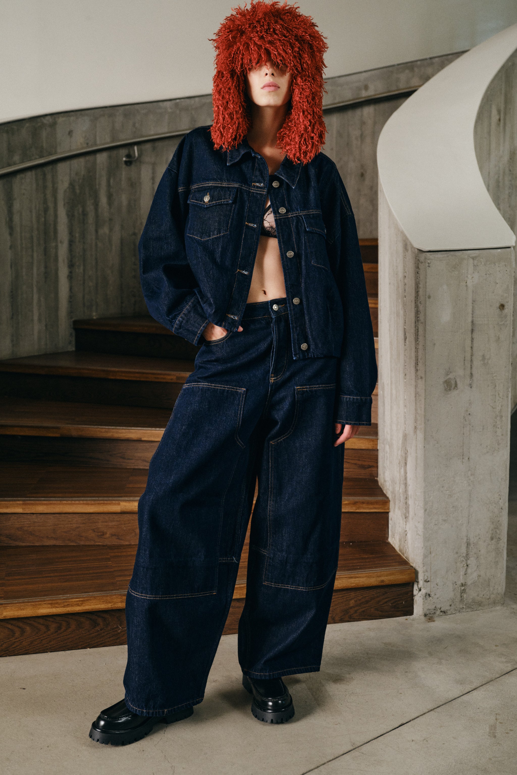 Jeans balloon wide leg
