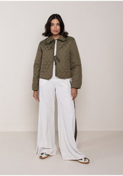 Trapuntato maxi colletto