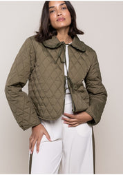 Trapuntato maxi colletto