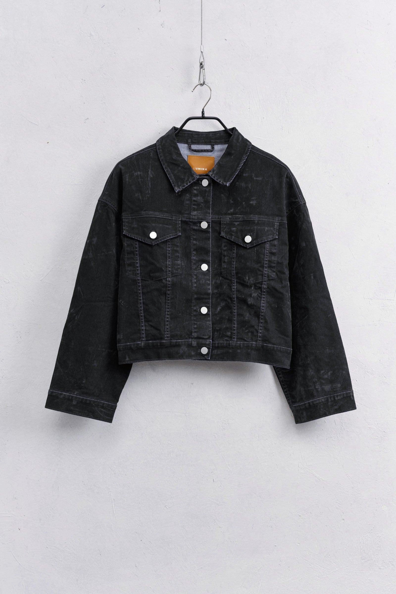 Giubbotto crop cotone