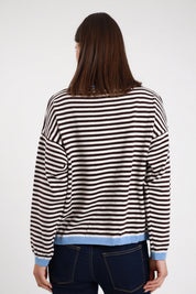 Maglia a righe con contrasti