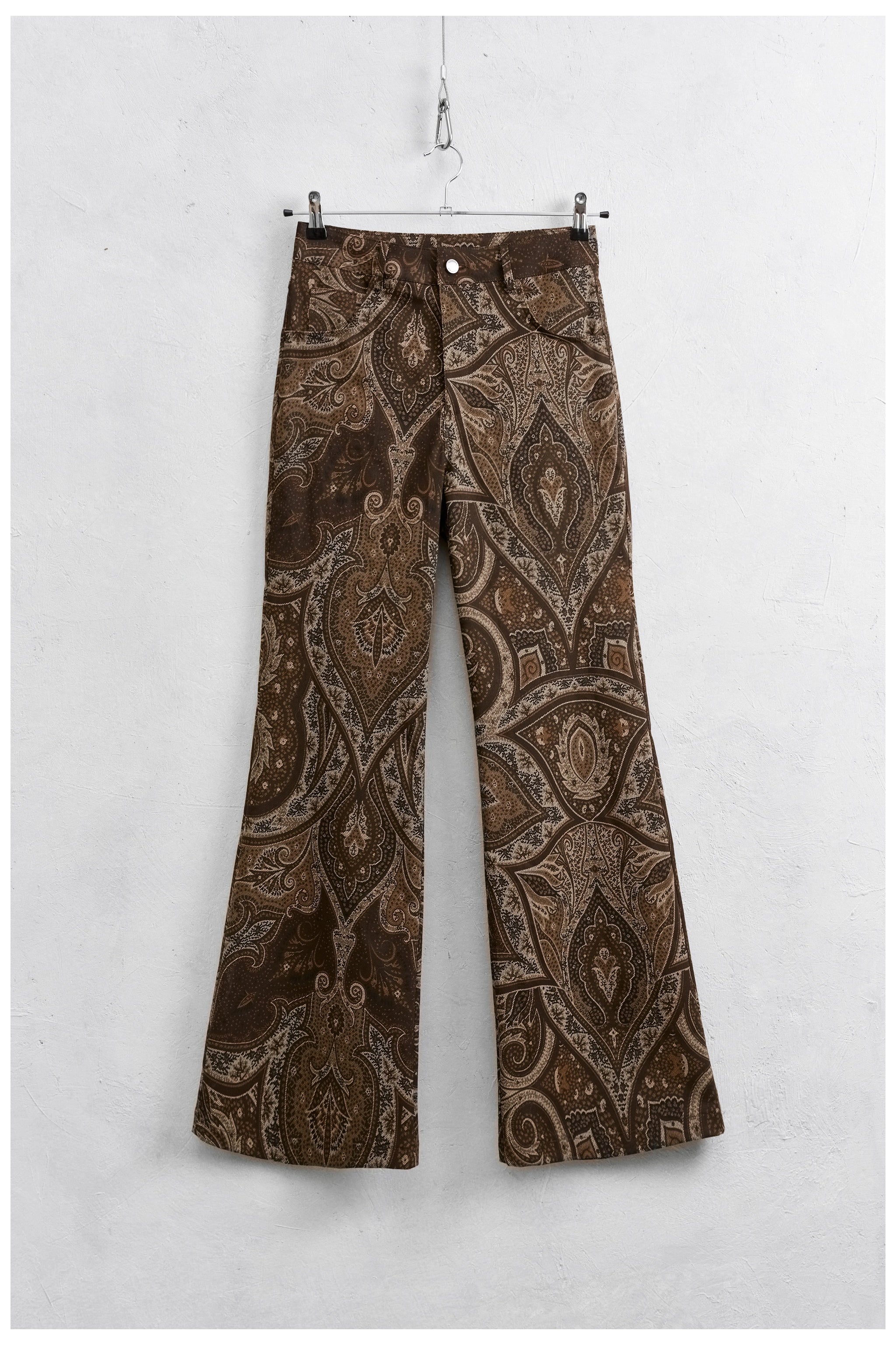 Pantalone flare fantasia