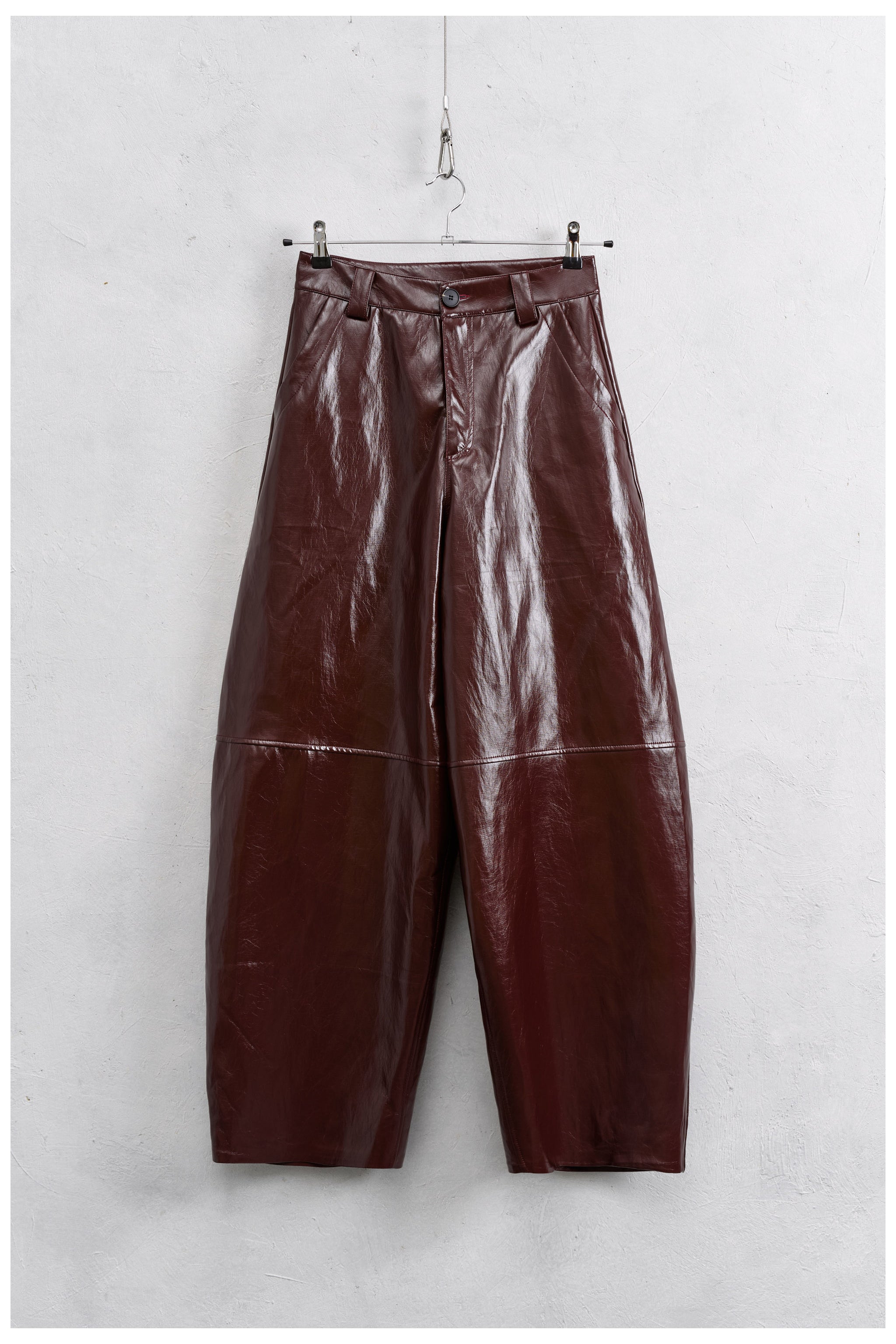Pantalone balloon ecopelle