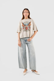 Jeans BELLA sfrangiato