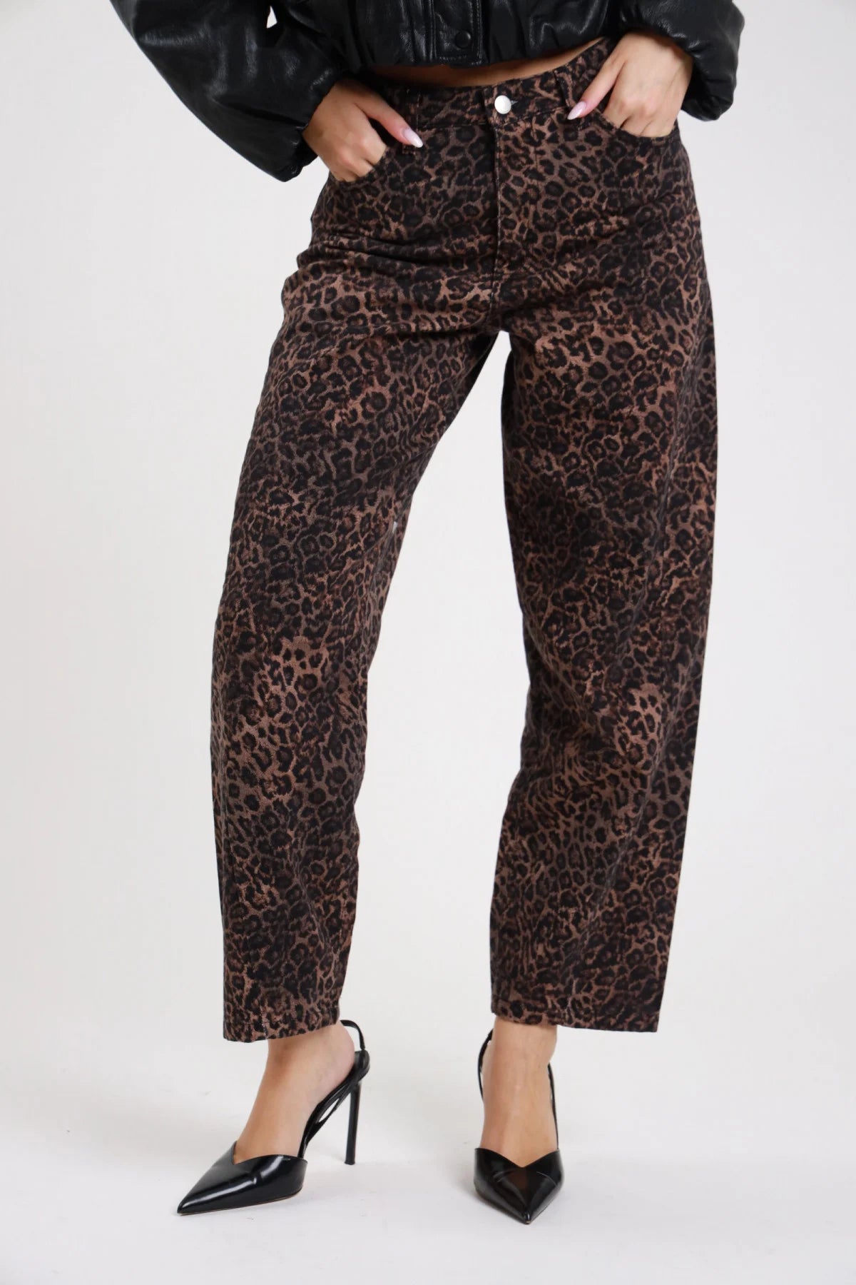 Pantalone maculato barrel