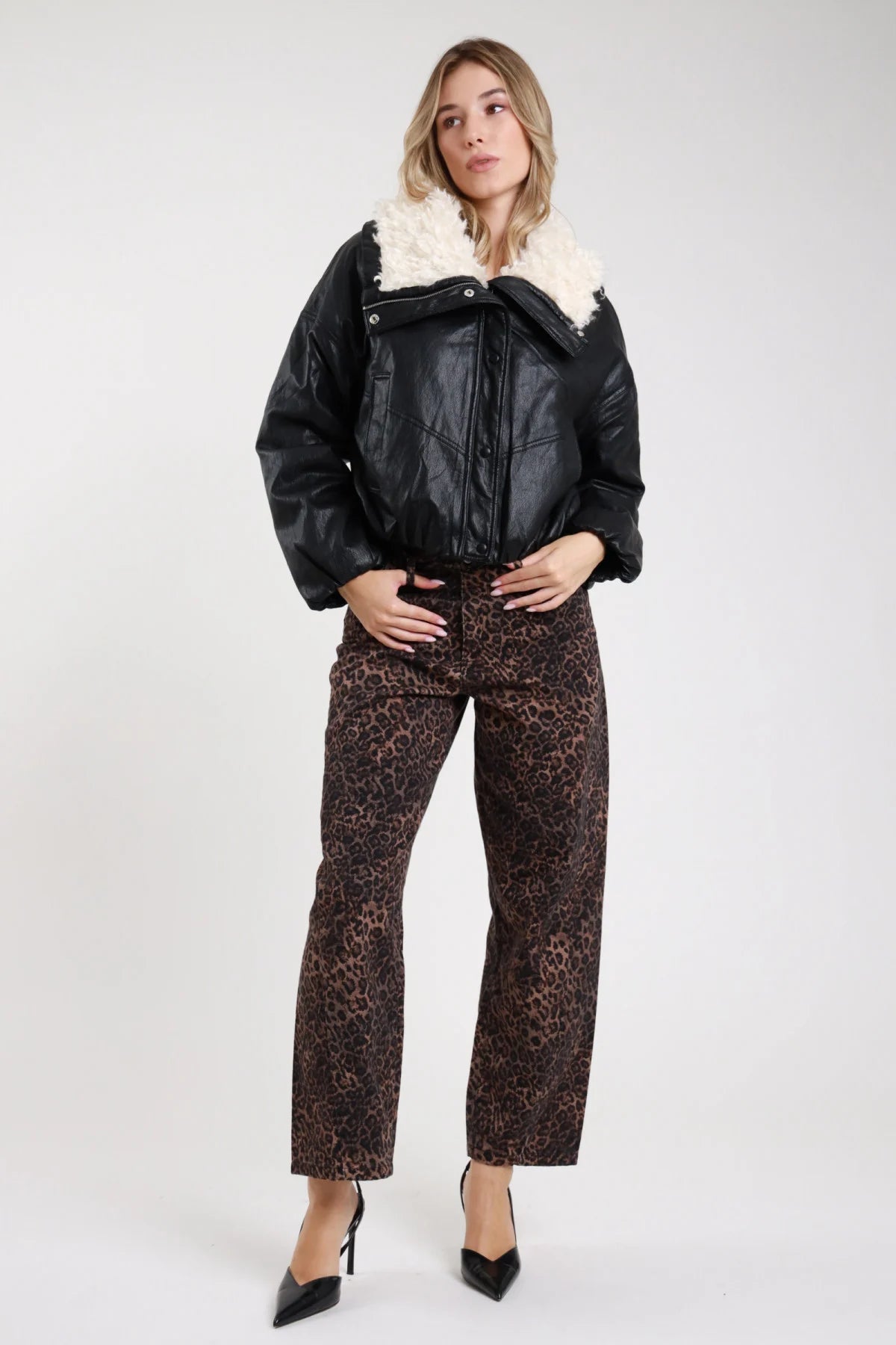 Pantalone maculato barrel