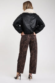 Pantalone maculato barrel
