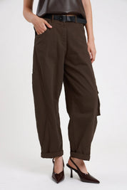 Pantalone cargo barrel fit