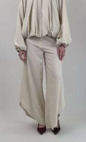 Pantalone farfalla con spacco