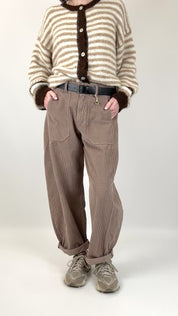 Pantalone velluto ovetto