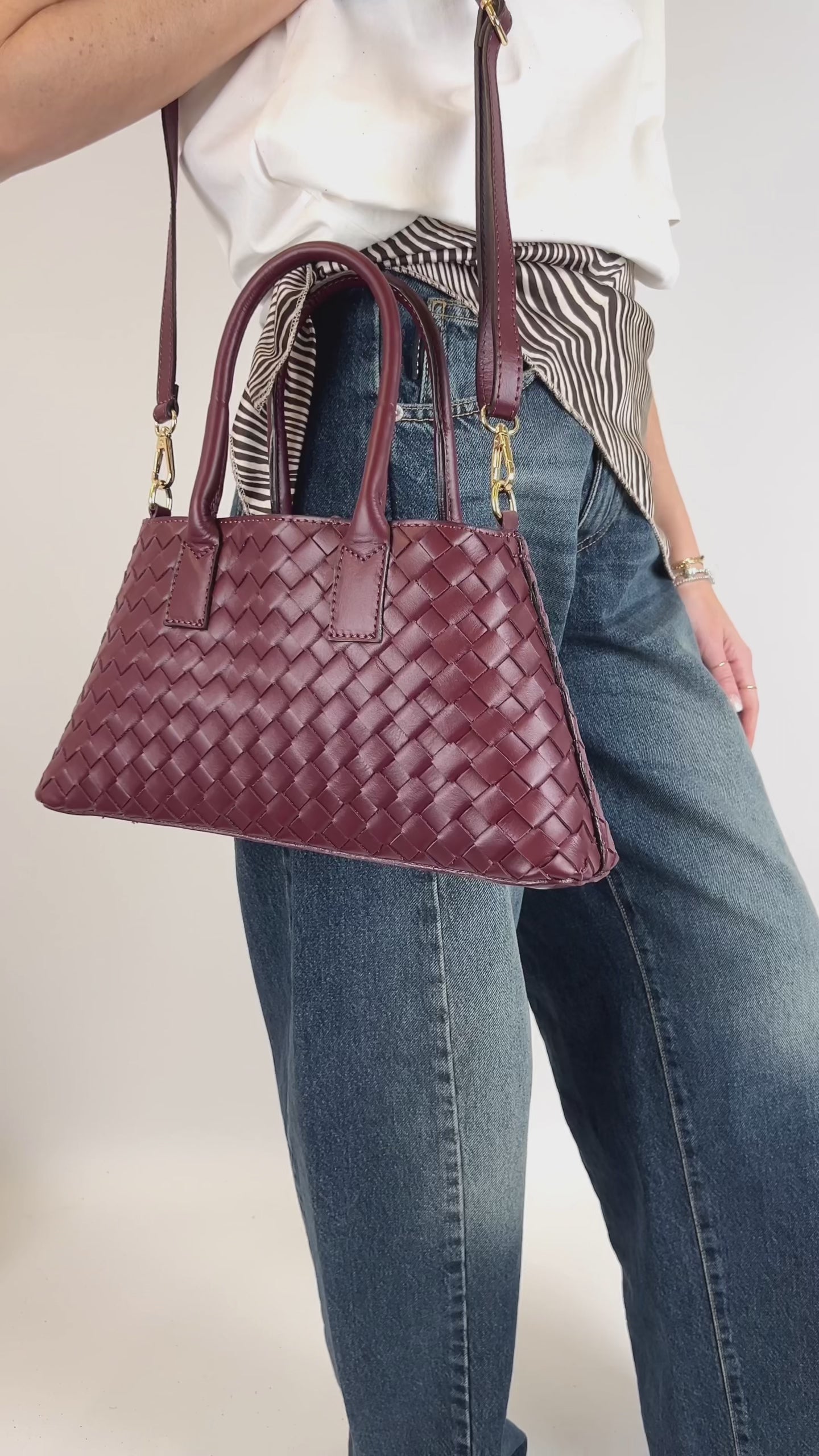 Borsa intrecciata ZOE