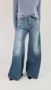 Jeans EOS zampa asimmetrico