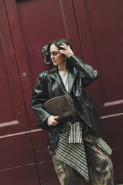Blazer coccodrillo sagomato