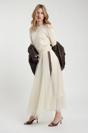 Gonna con tulle e bande