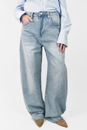 Jeans strass balloon