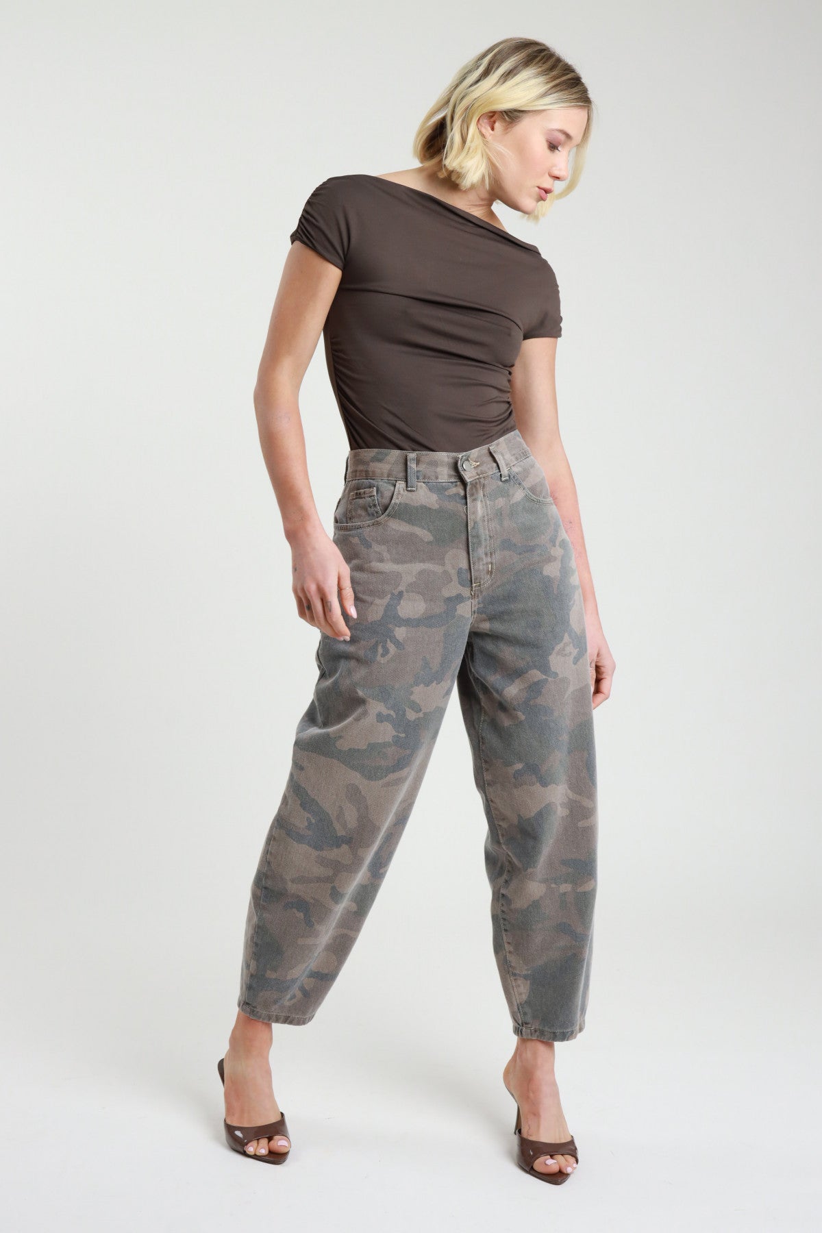 Pantalone donna Susy Mix militare modello ovetto, jsusy92