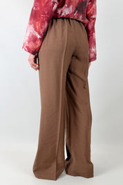 Pantalone palazzo con cintura