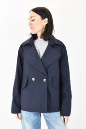 Trench corto spacchetti