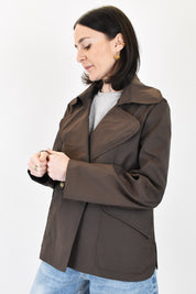 Trench corto spacchetti