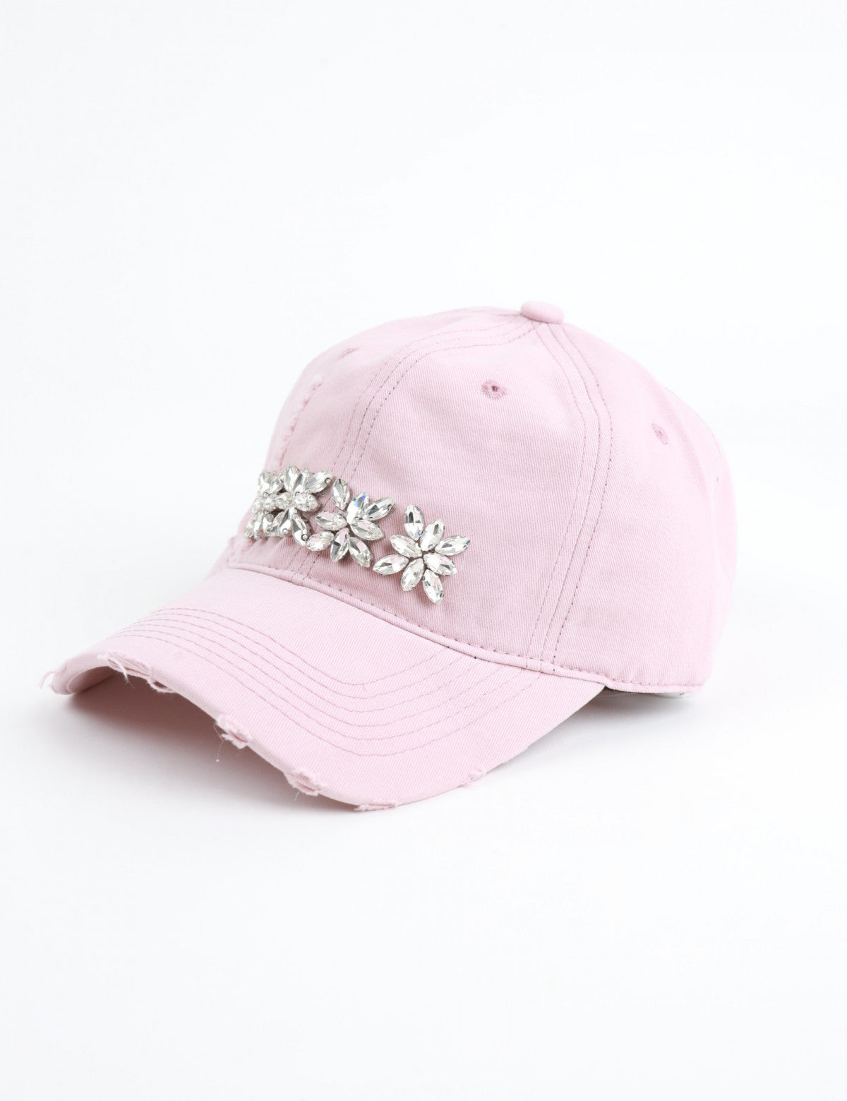 Cappellino con strass