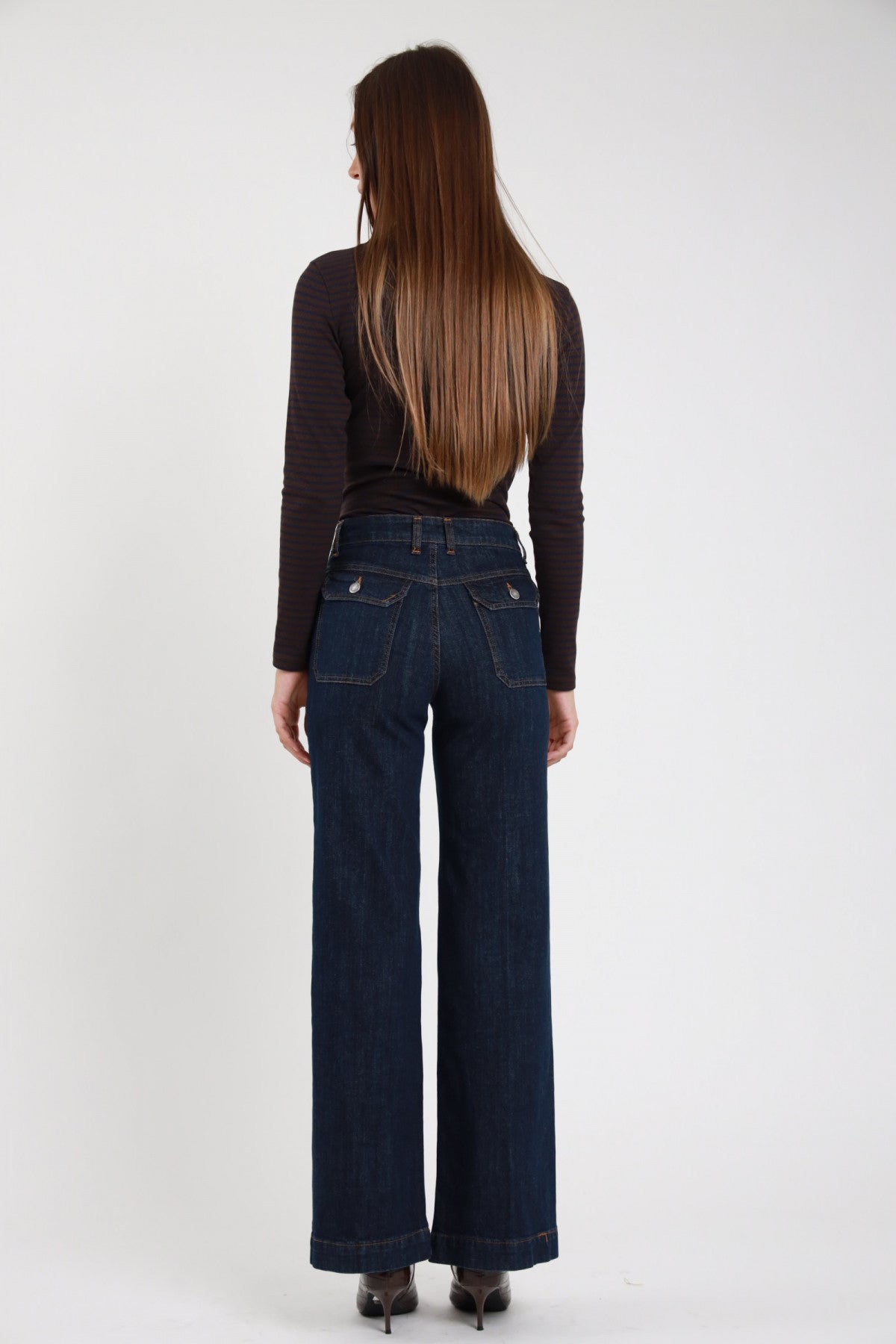 Jeans gioiello doppia tasca