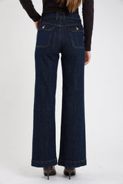Jeans gioiello doppia tasca
