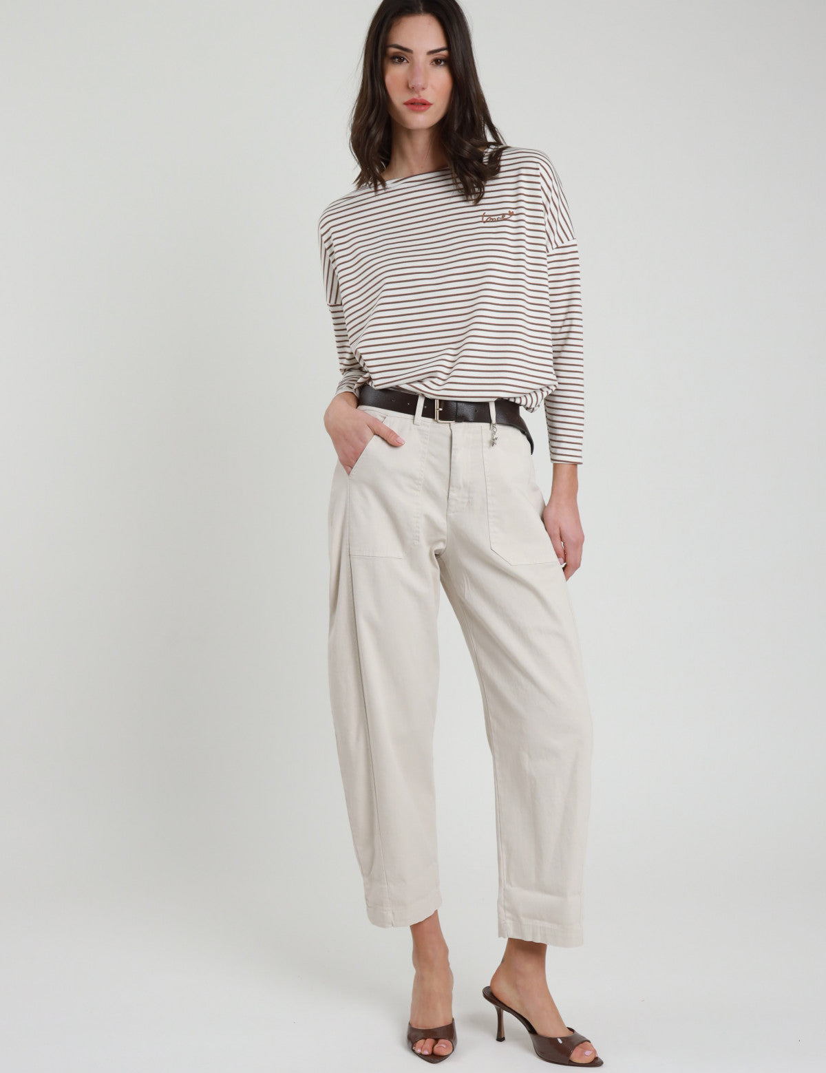 Pantalone ovetto con cintura