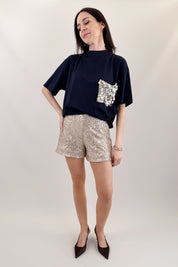 Short paillettes