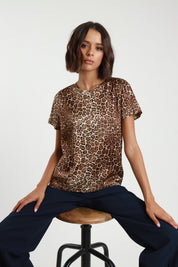 T-shirt raso animalier