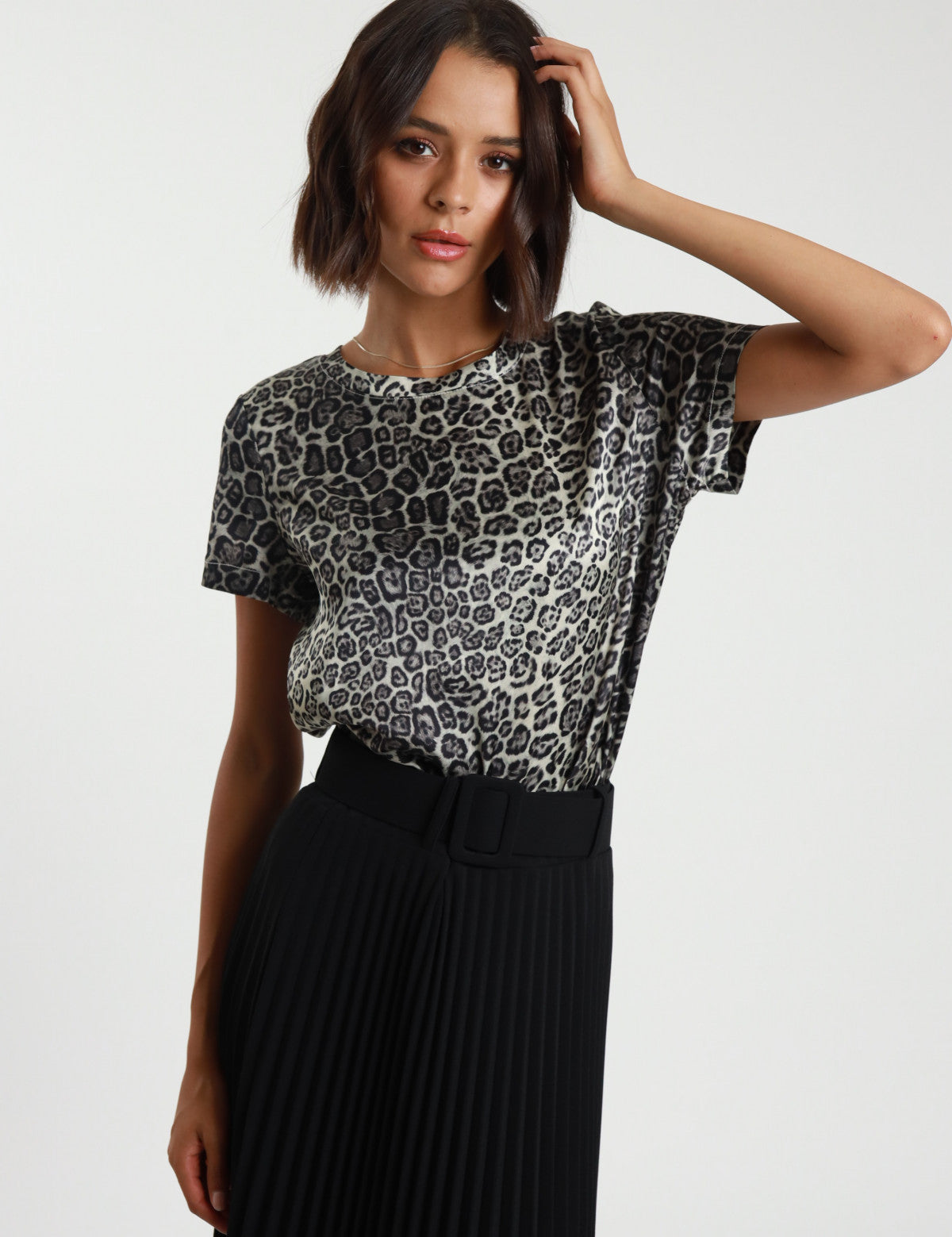 T-shirt raso animalier