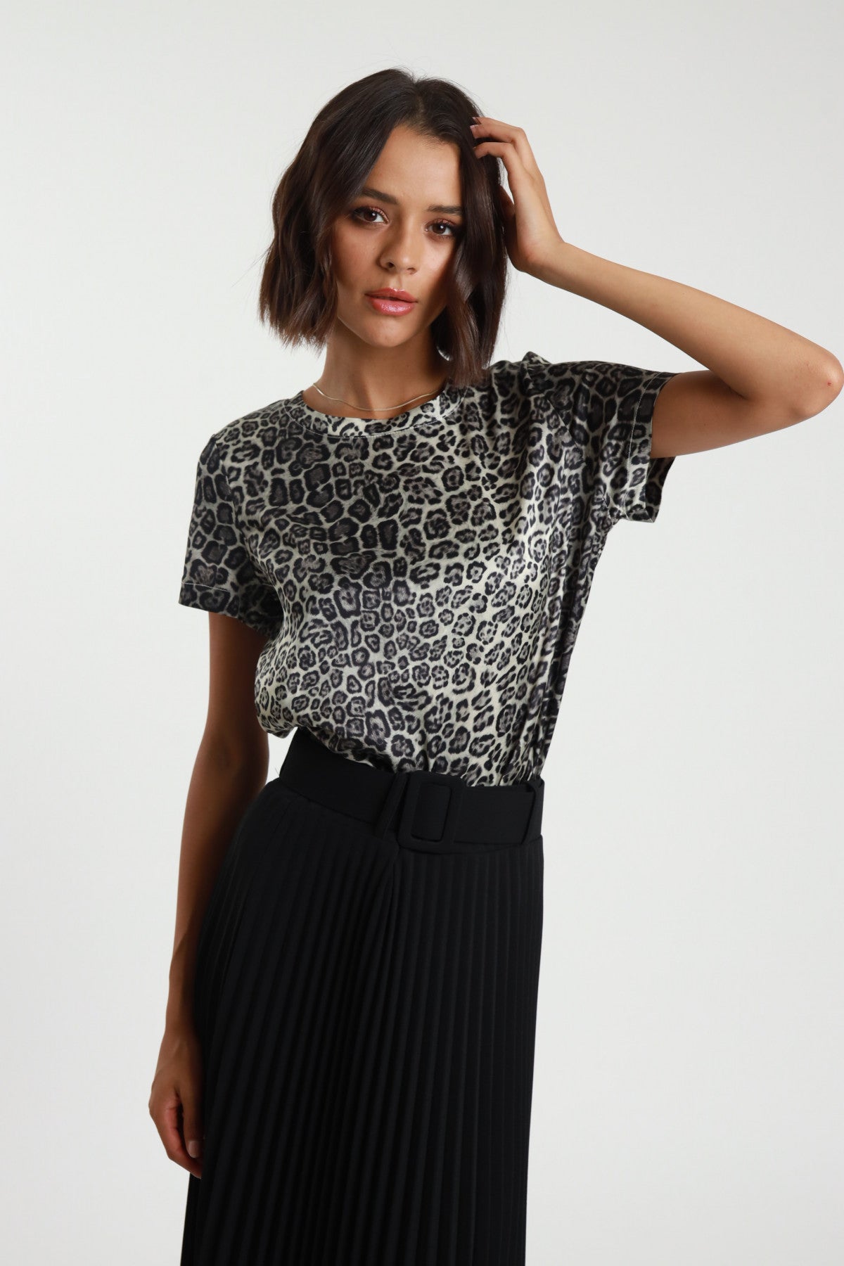 T-shirt raso animalier