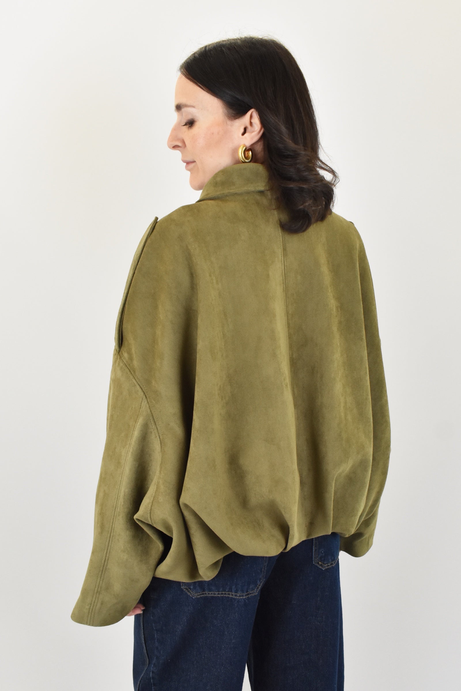 Bomber arricciato ecodainetto