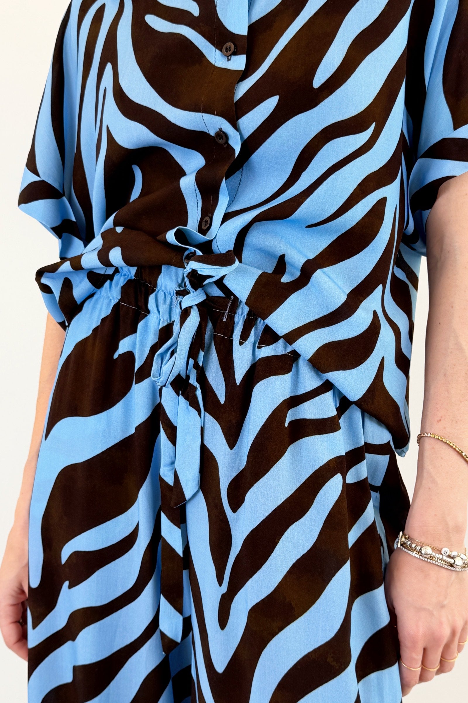 Camicia fantasia zebrata